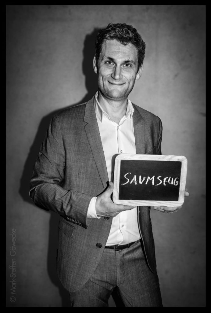 Portrait mit Wort: Chrstian Ehring - "SAUMSELIG"